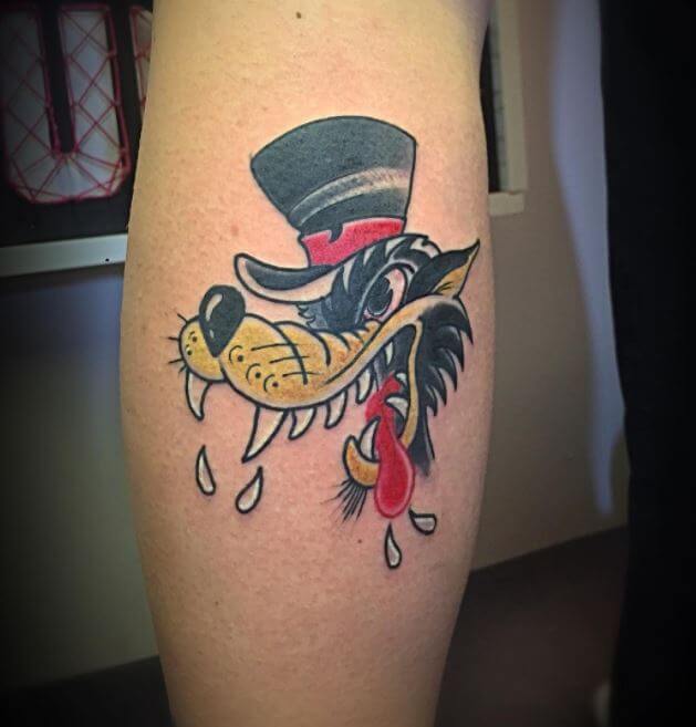 Wolf Temporary Tattoo