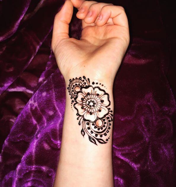 Wrist Henna Tattoos
