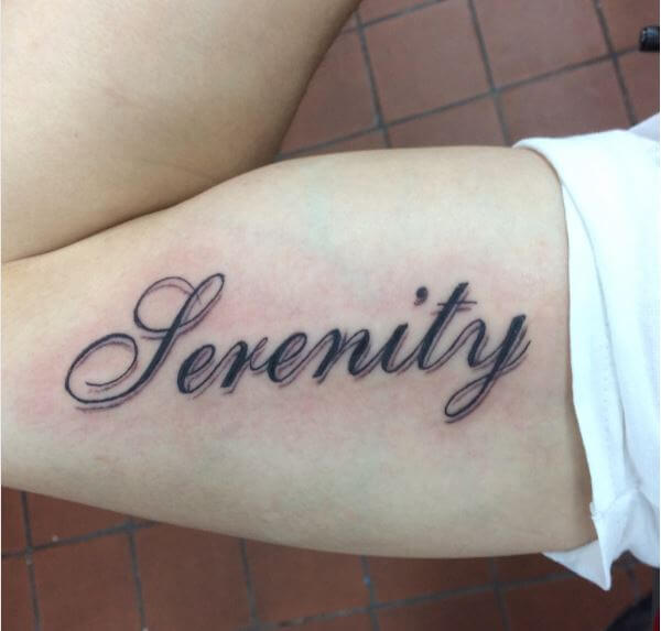 serenity tattoo images