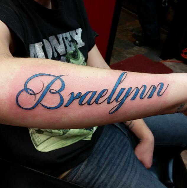 50+ Name Tattoos For Men (2023) - Kids, Wife, Parents