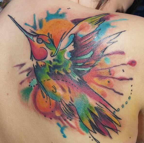Awesome Hummingbird Tattoos Design
