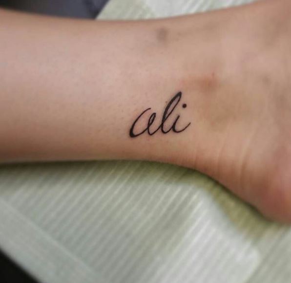 Best Ali Ankle Tattoos Design And Ideas