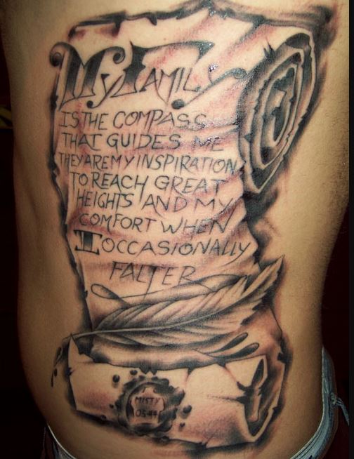 Bible Tattoo Design For Men