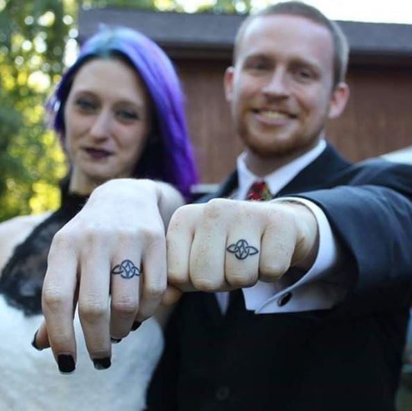 Cool Wedding Ring Tattoos Ideas