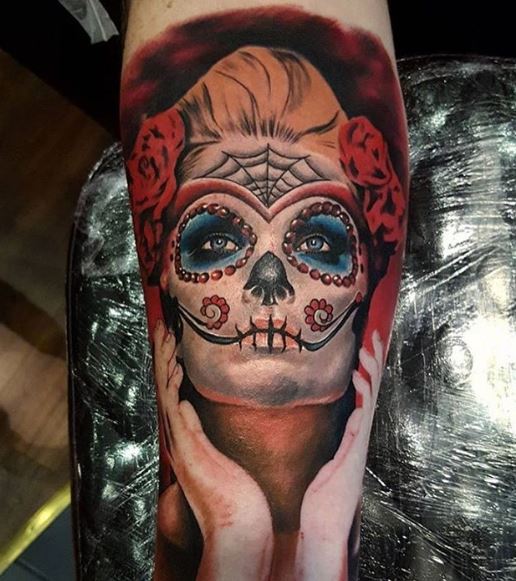 Day Of The Dead Tattoo 4