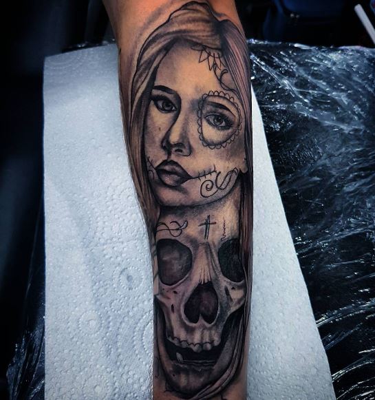 Day Of The Dead Tattoo 5