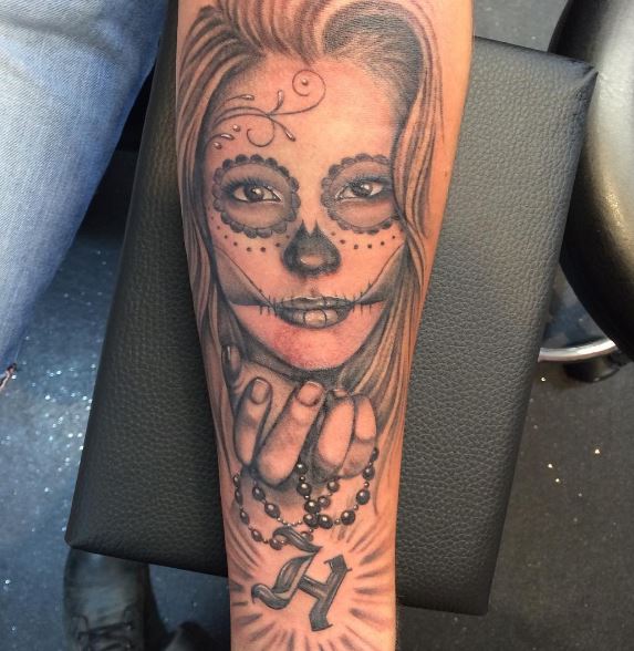 Day Of The Dead Tattoo 6