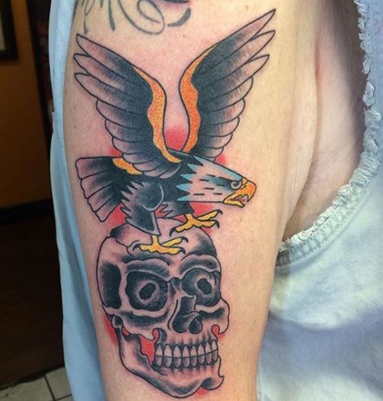 Eagle Tatto On Arm 15