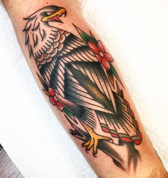 Eagle Tatto On Arm 28