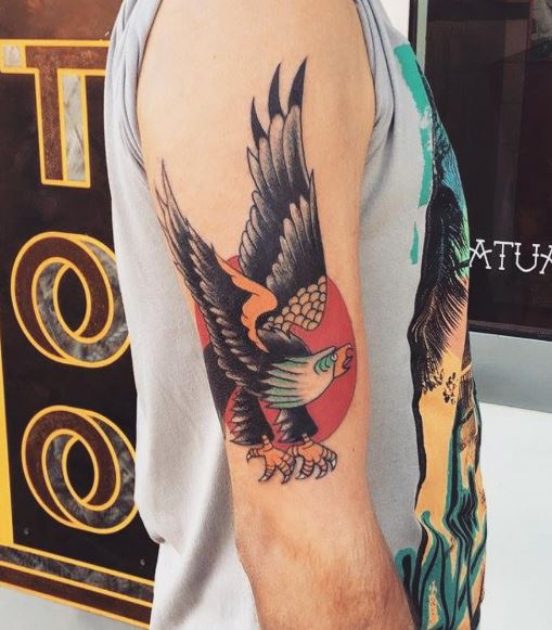 Eagle Tatto On Arm 29