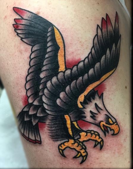 Eagle Tatto On Arm 5