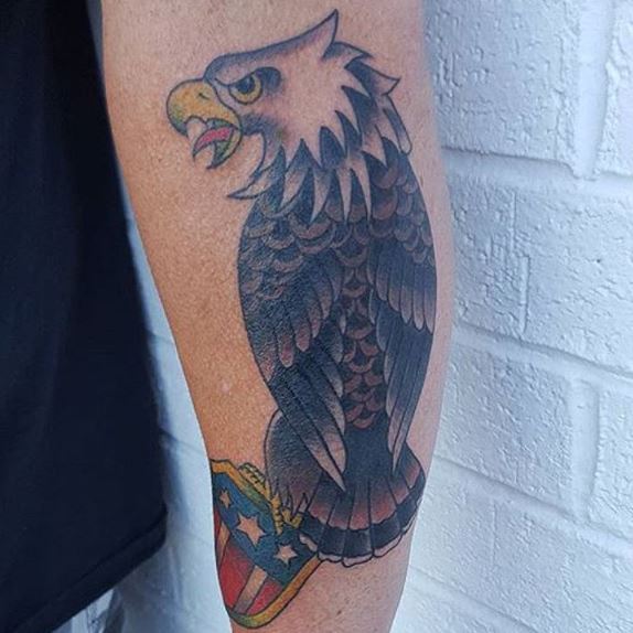 Eagle Tatto On Arm 9