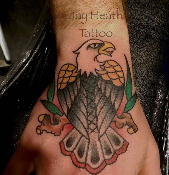 Eagle Tatto On Wrist 4