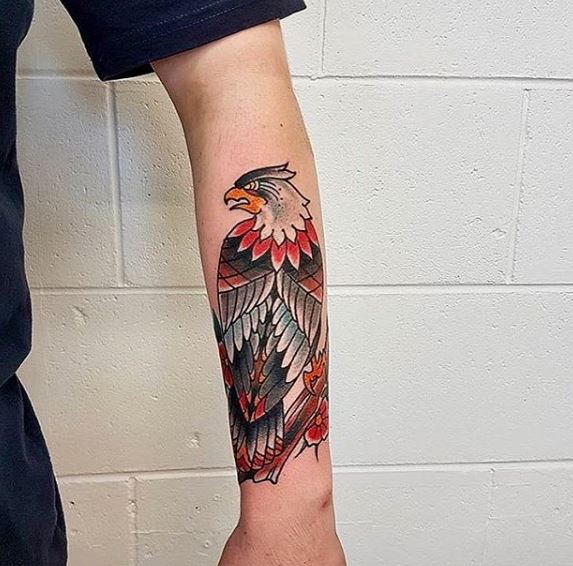 Eagle Tatto On Wrist