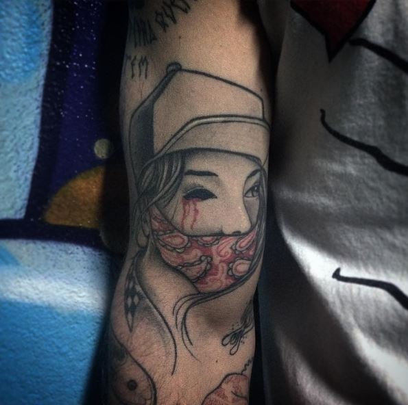 Gangsta Girls Tattoos Design On Tattoos