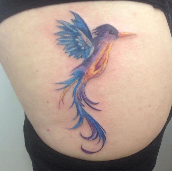 Gmaorous Hummingbird Tattoos For Women