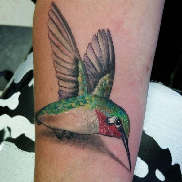 Hummingbird Tattoos Ideas For Lady