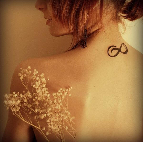 Infinity Tattoos Design For Women In Backside