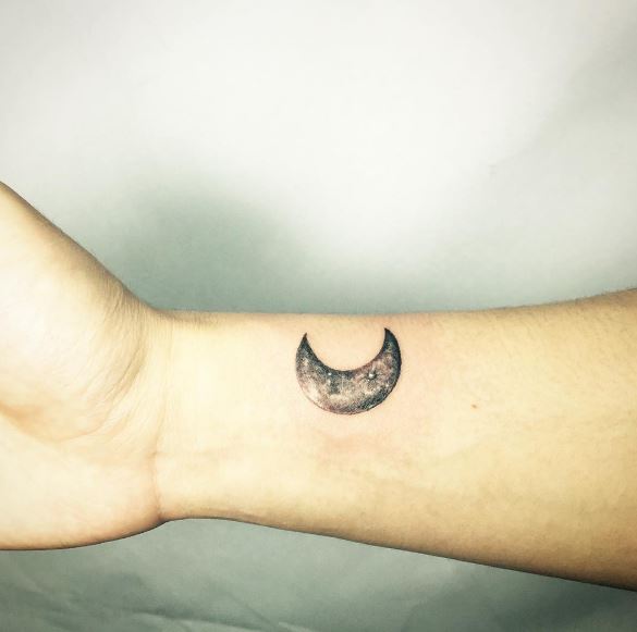 Moon Tattoo On Arm 25