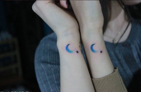 Moon Tattoo On Arm 27