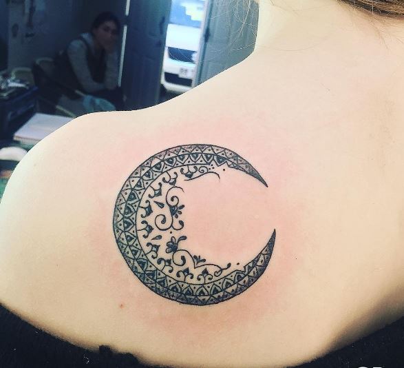 Moon Tattoo On Arm 30