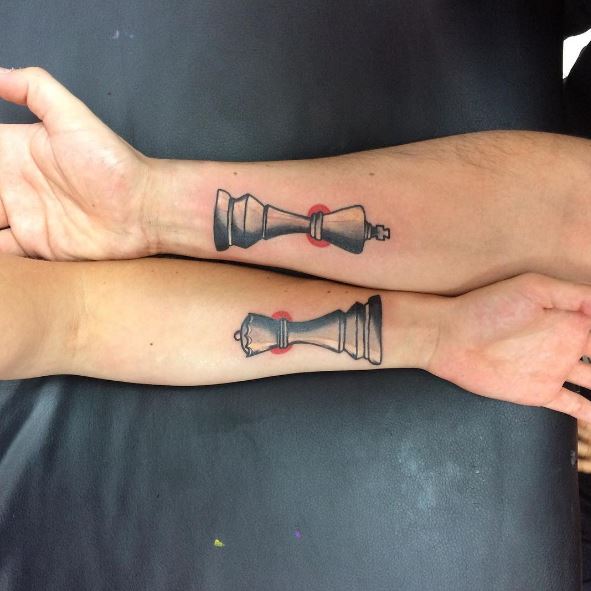 Nice Chess Tattoos Design And Ideas