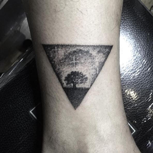 Nice Triangle Tattoos Design And Ideas