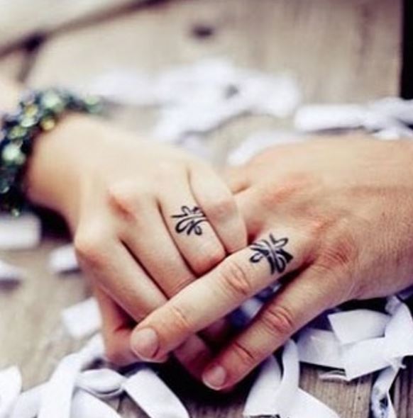 Permanent Wedding Ring Tattoos Design And Ideas