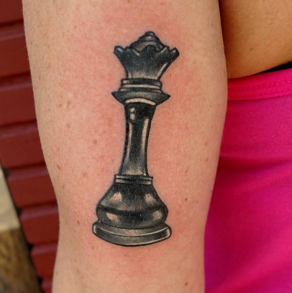 Queen Chess Tattoos For Women