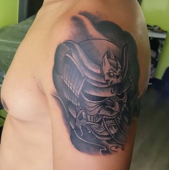 Samurai Tattoo On Arm 11