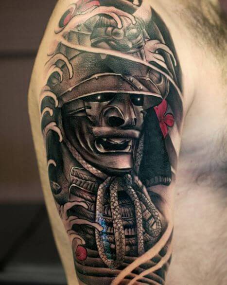 Samurai Tattoo On Arm 12