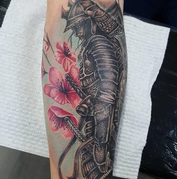 Samurai Tattoo On Arm 19