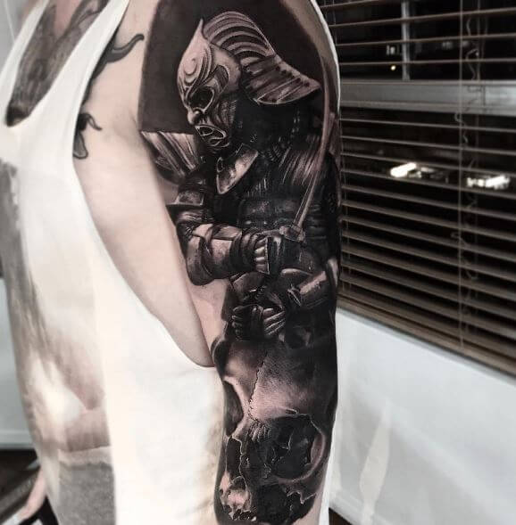 Samurai Tattoo On Arm 27