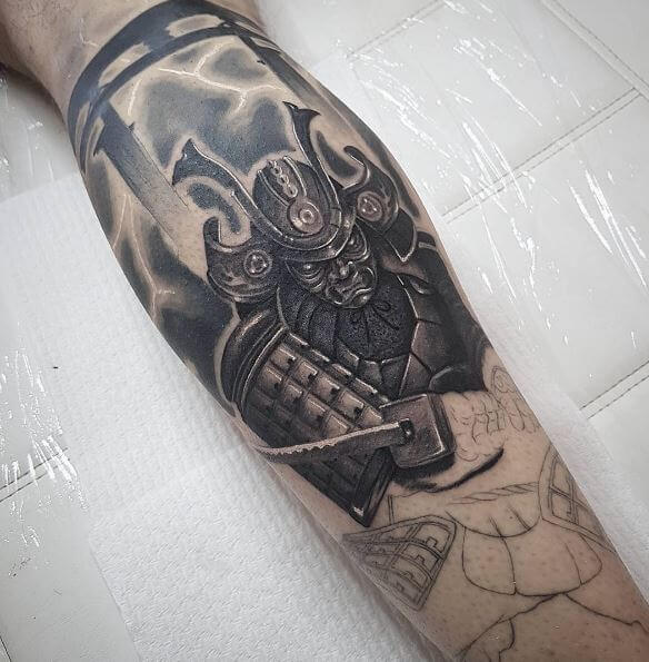 Samurai Tattoo On Arm 31