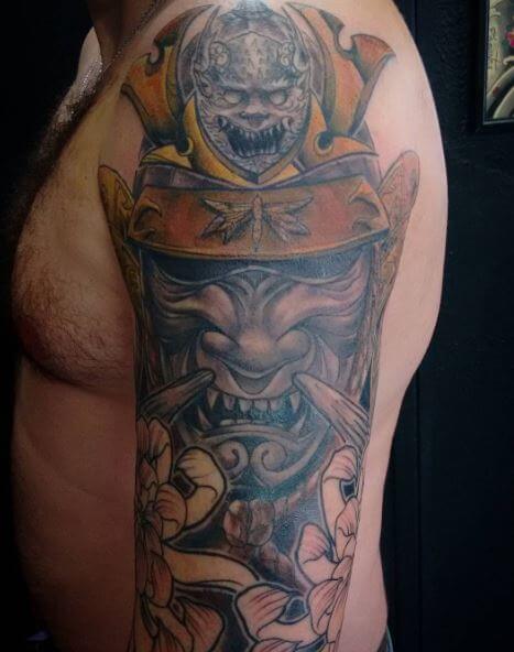 Samurai Tattoo On Arm 34