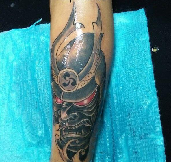 Samurai Tattoo On Arm 4