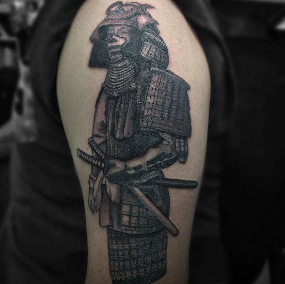 Samurai Tattoo On Arm 9