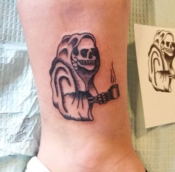 Scary Ankle Tattoos Design And Ideas