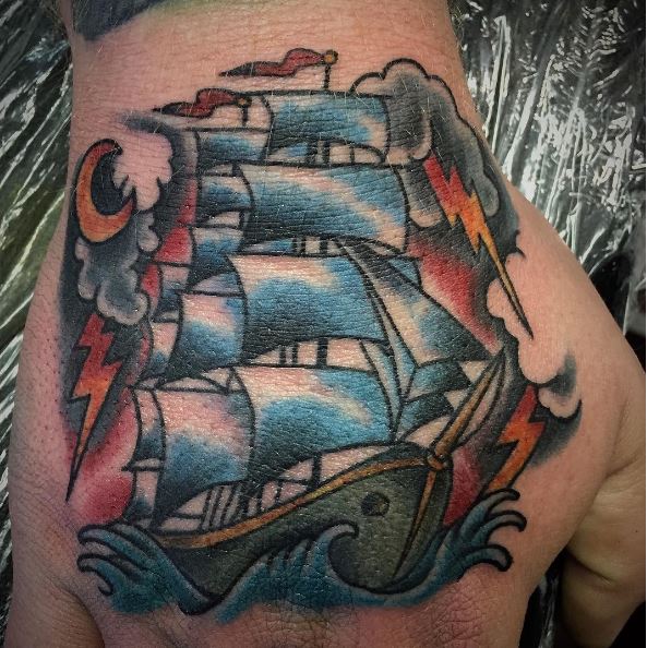 Sea Man Life Nautical Tattoos Design