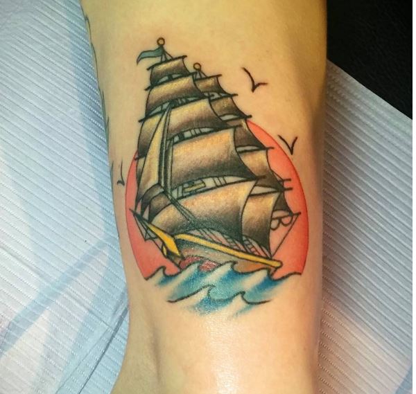 Small Nautical Tattoos Design For Men
