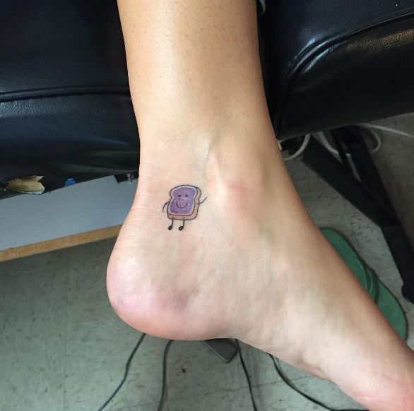 Spongbob Ankle Tattoos Design And Ideas