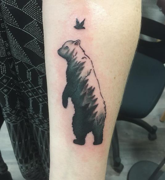 Temporary Bear Tattoos Design And Ideas