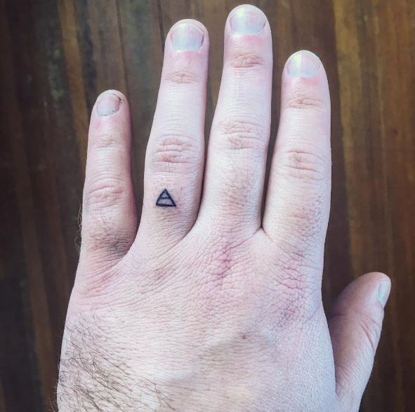Tiny Wedding Ring Tattoos Design