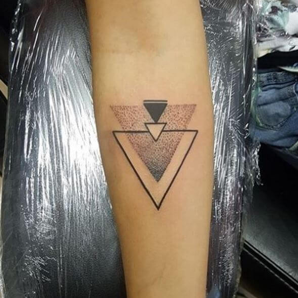 Triangle Tattoos Design On Hands