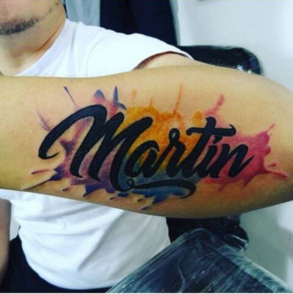 50 Name Tattoos For Men 22 Kids Wife Parents