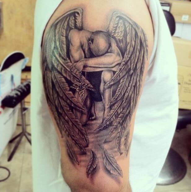 Angel Arm Tattoos For Men