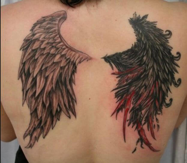 Angel Feather Tattoo