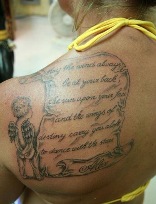 Angel Quote Tattoos