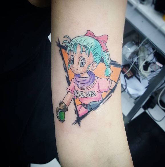 Anime Bulma Tattoos