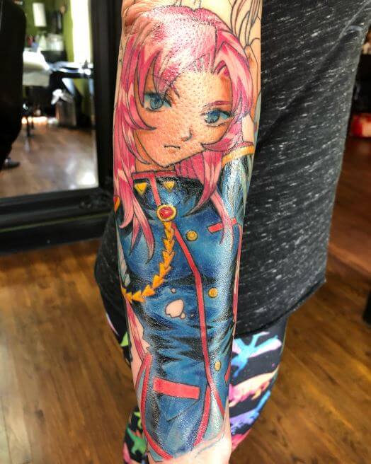 Anime Girl Tattoos